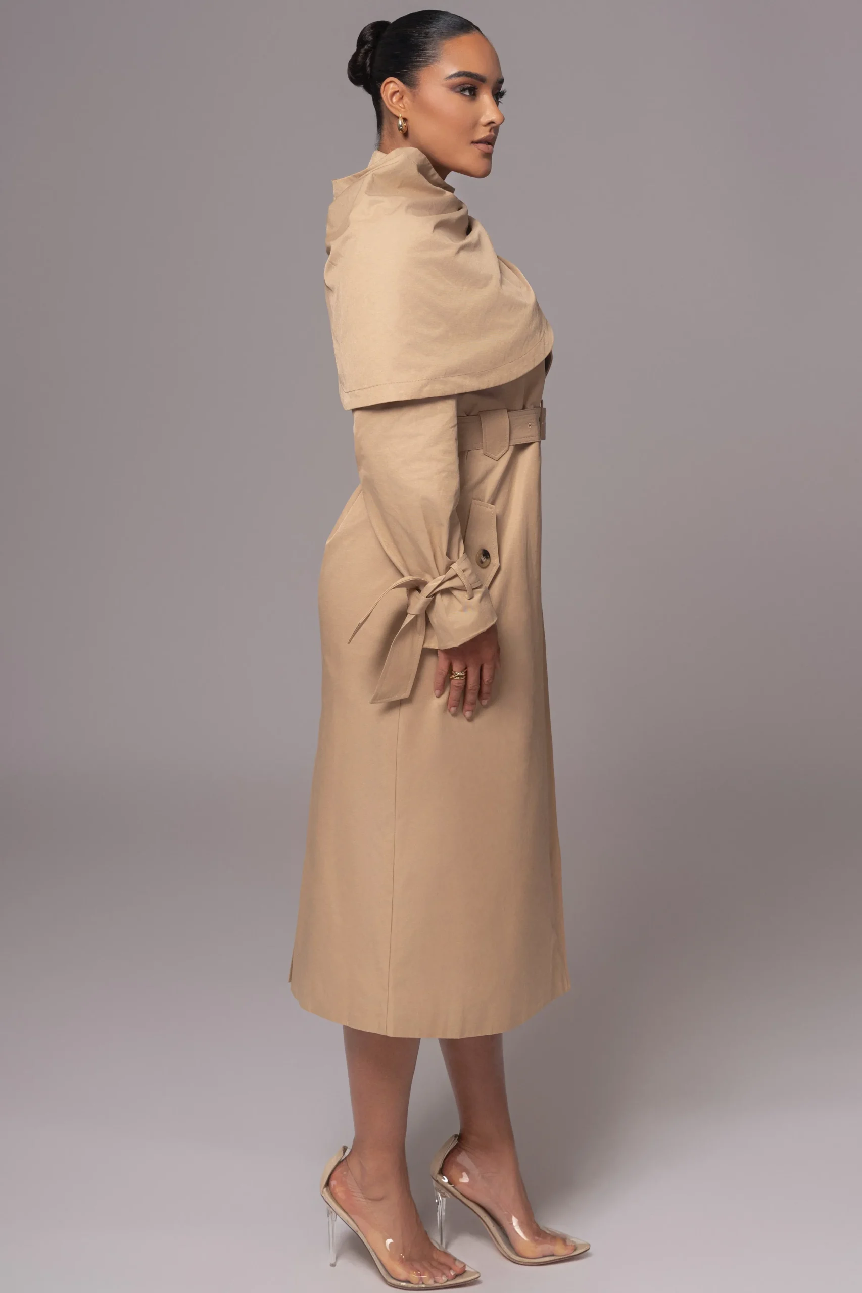 JLUXLABEL Khaki The Classic Trench Coat