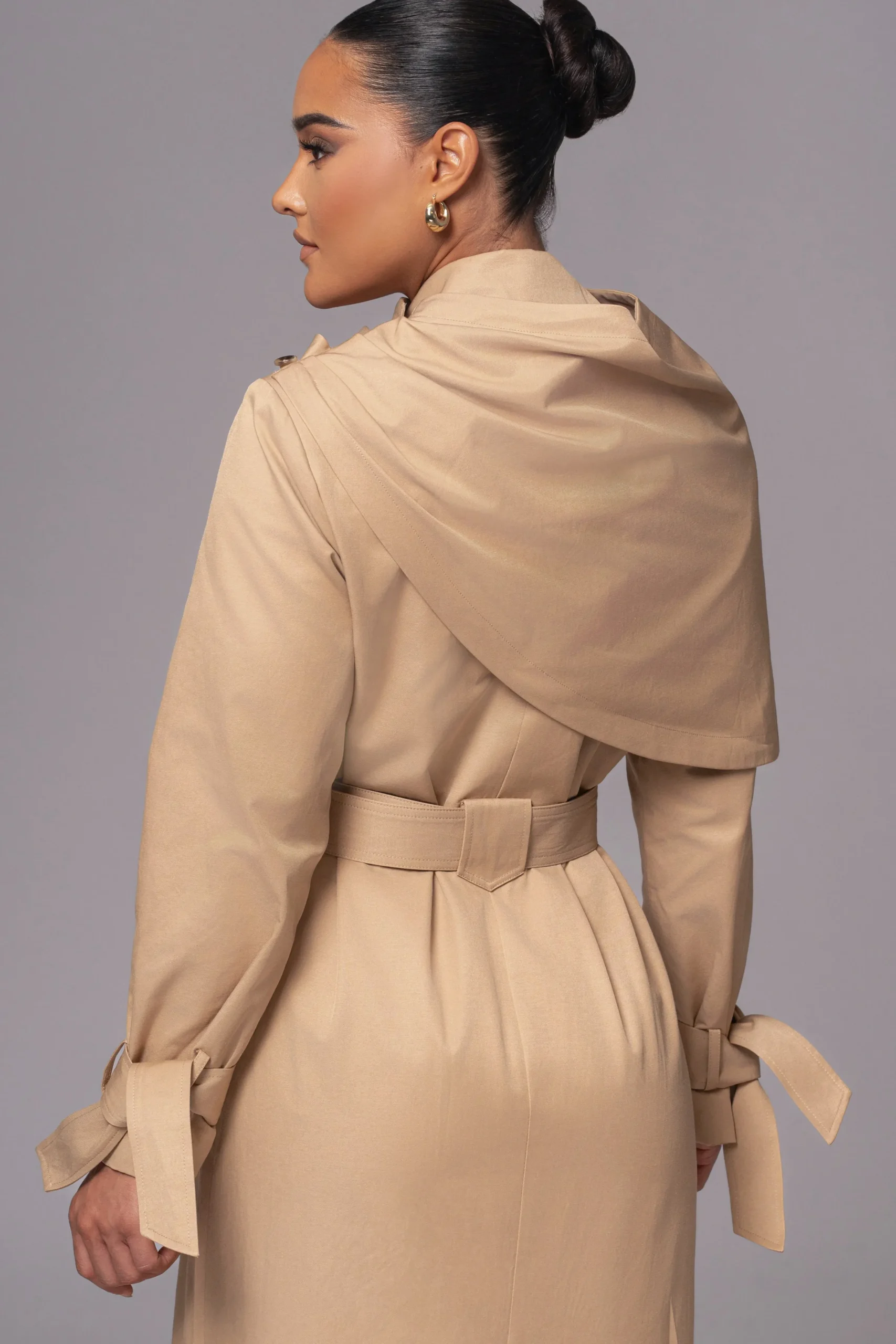 JLUXLABEL Khaki The Classic Trench Coat