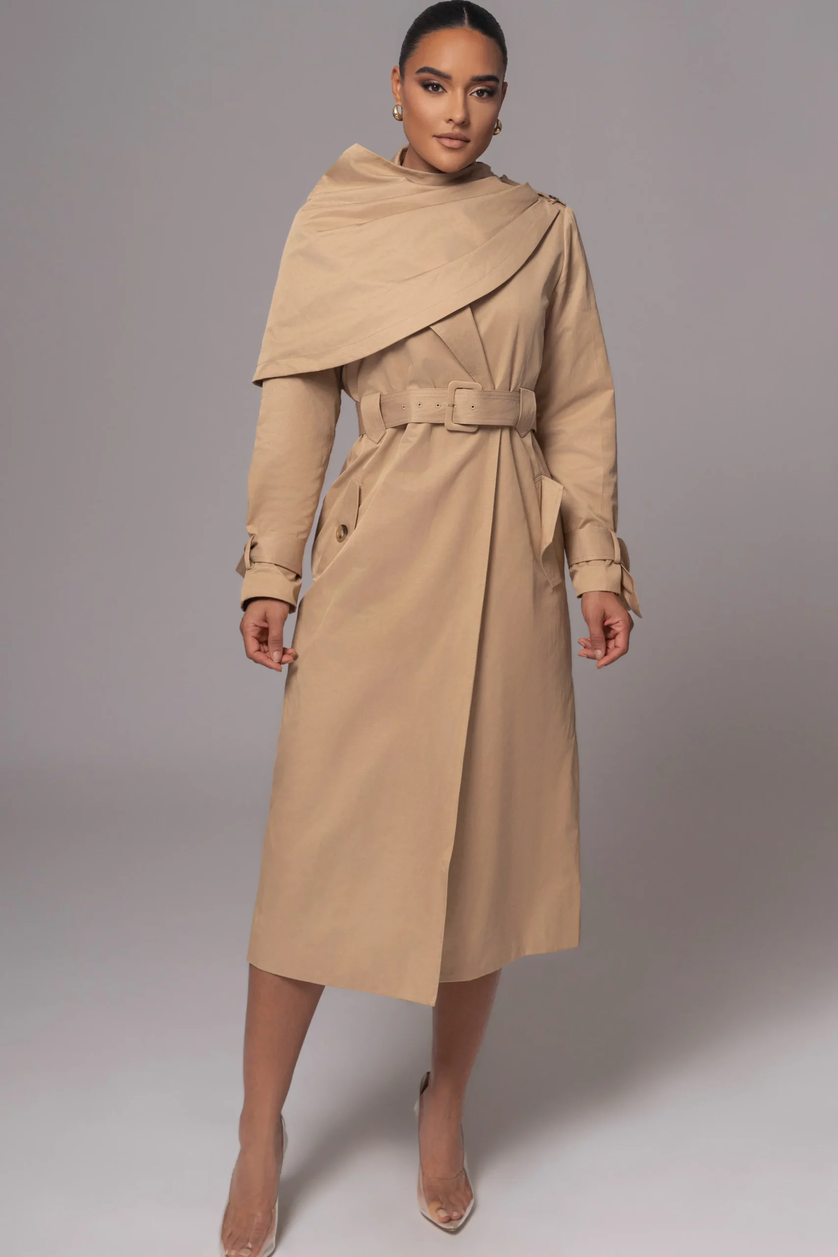 JLUXLABEL Khaki The Classic Trench Coat