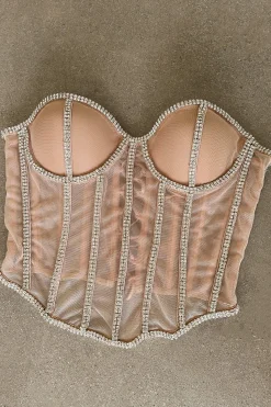 JLUXLABEL Light Limited Edition Rhinestone Crystal Corset