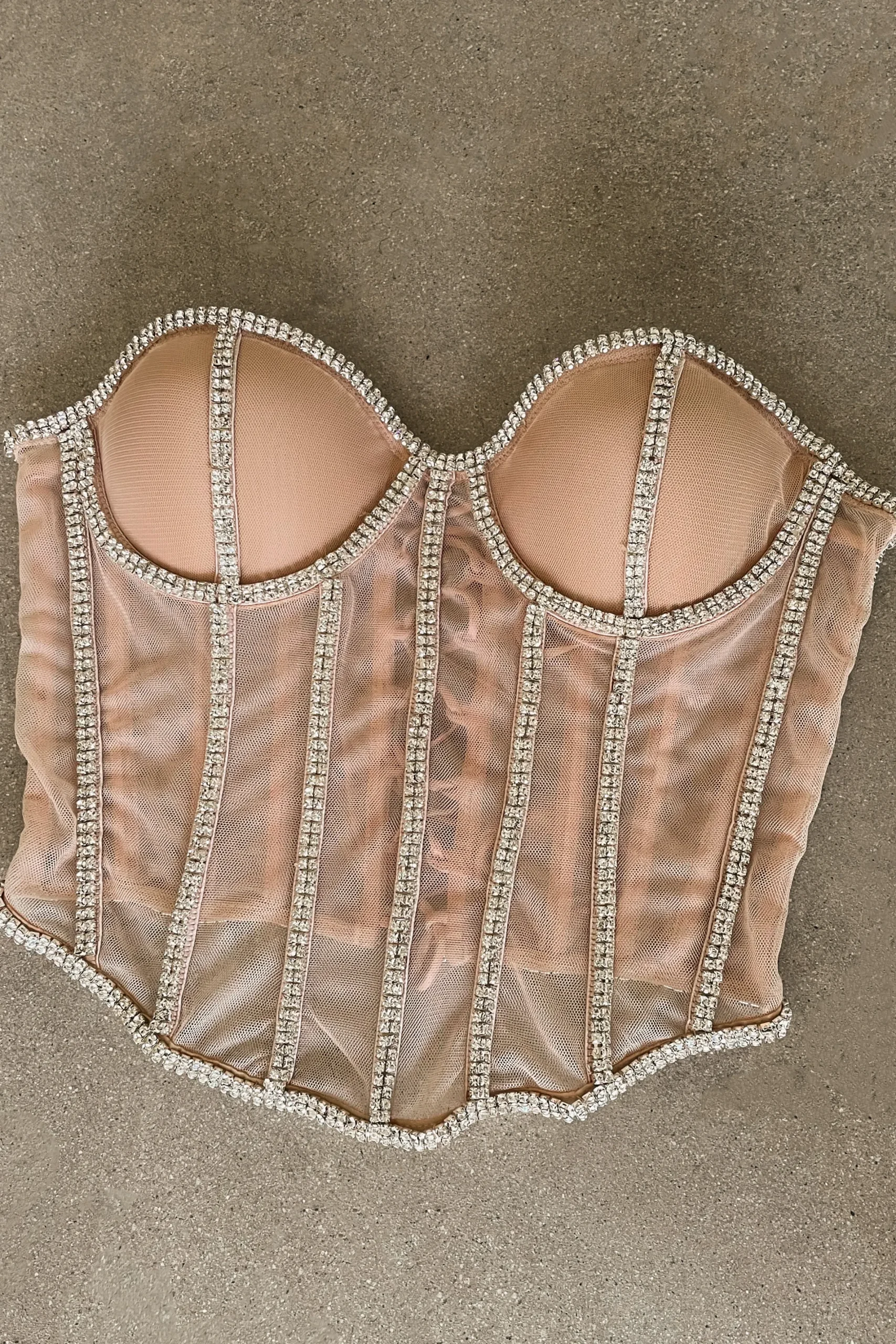 JLUXLABEL Light Limited Edition Rhinestone Crystal Corset