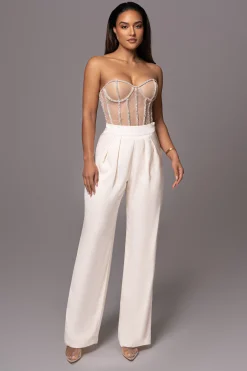 JLUXLABEL Light Limited Edition Rhinestone Crystal Corset