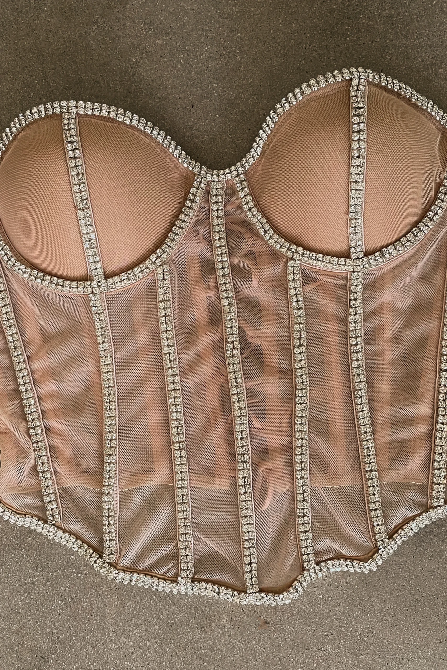 JLUXLABEL Light Limited Edition Rhinestone Crystal Corset