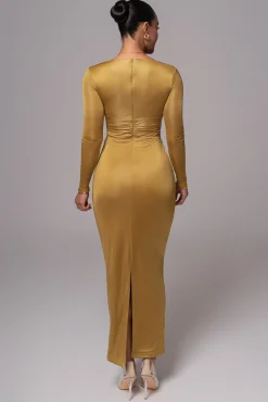 JLUXLABEL Lime Soiree Cutout Maxi Dress