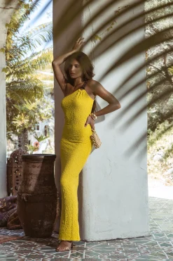 JLUXLABEL Lime Summer In Capri Dress
