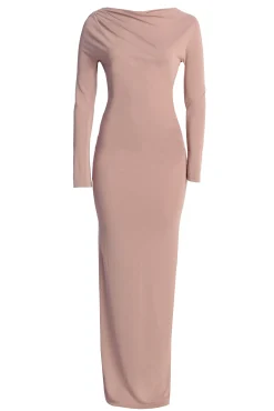 JLUXLABEL Mauve Kathleen Slit Maxi Dress