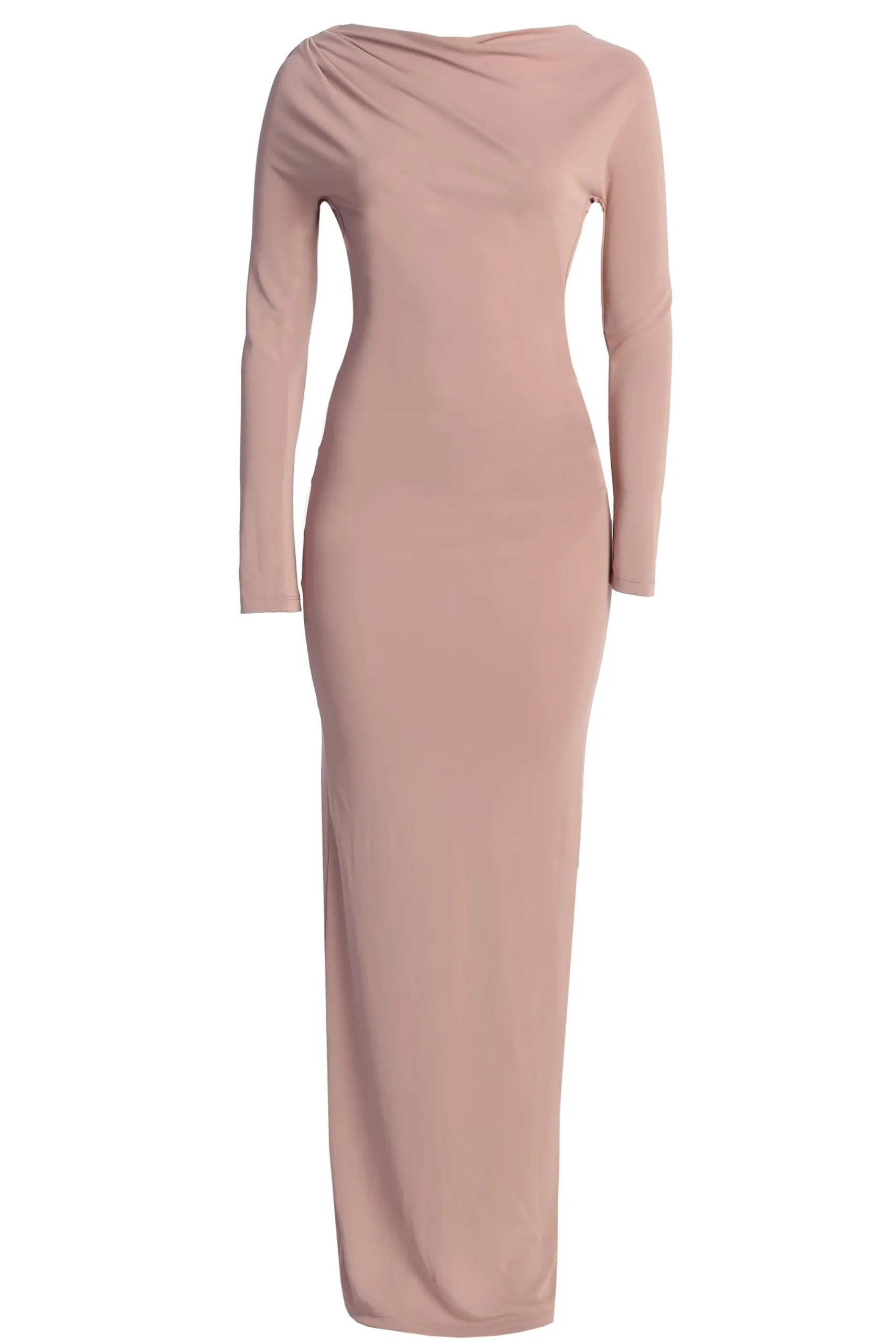 JLUXLABEL Mauve Kathleen Slit Maxi Dress