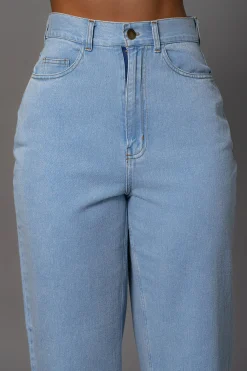JLUXLABEL Medium Wash Denim Aline Jeans