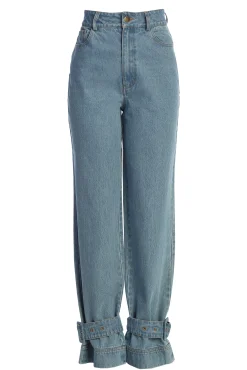 JLUXLABEL Medium Wash Sissel Denim Jeans