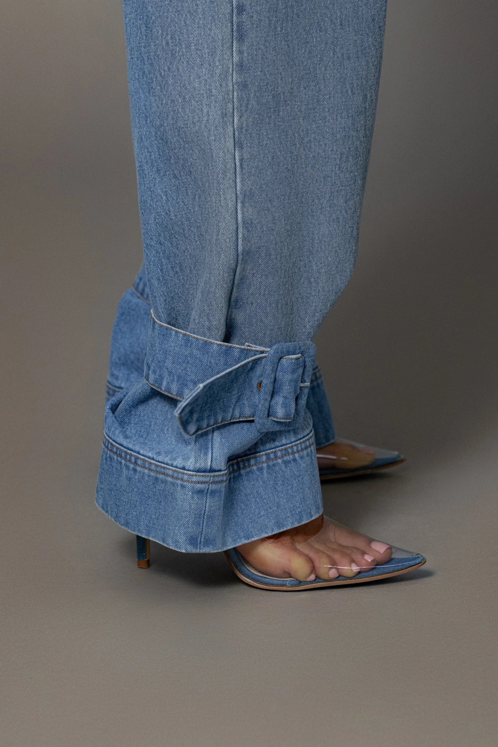 JLUXLABEL Medium Wash Sissel Denim Jeans