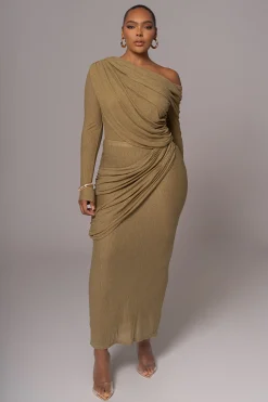JLUXLABEL Moss Paradise Hills Maxi Skirt