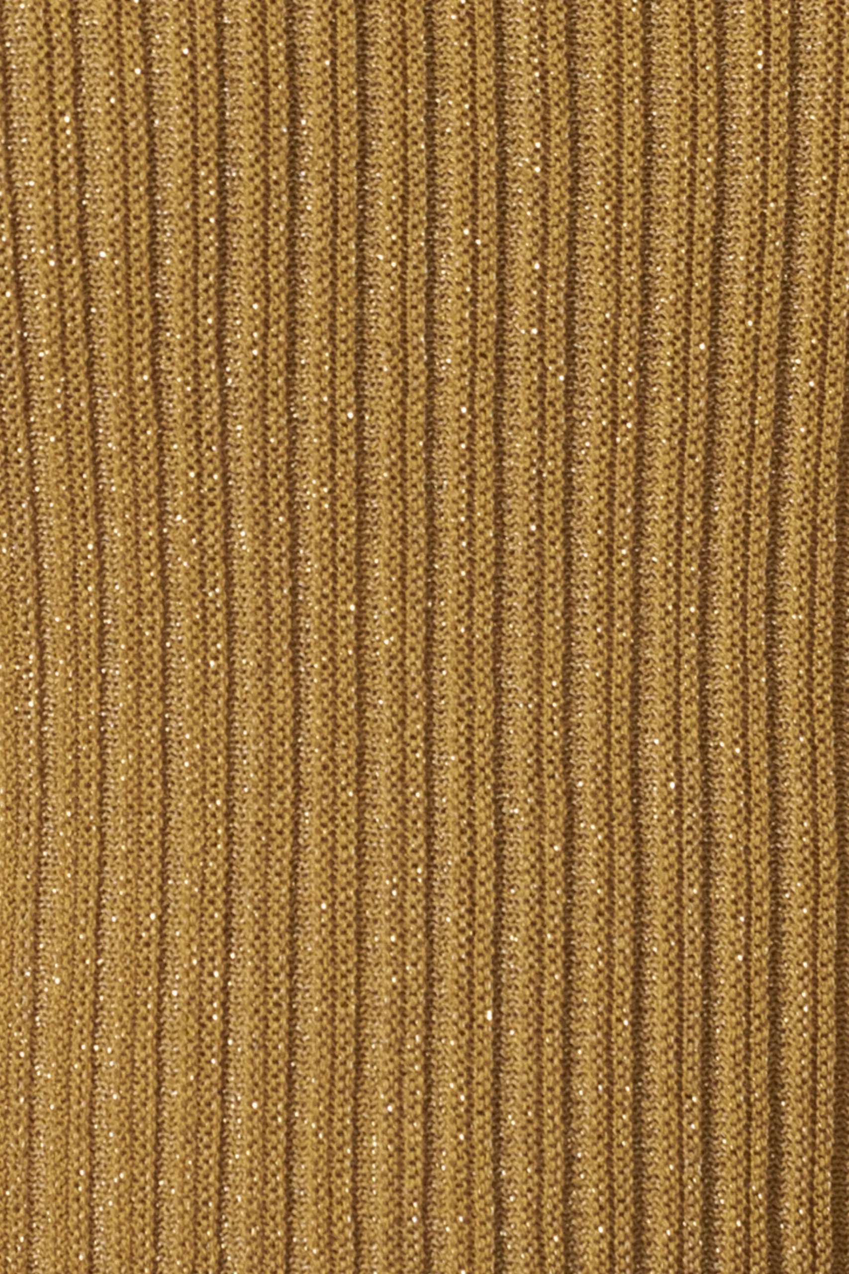 JLUXLABEL Mustard Serena Ribbed Skirt Set