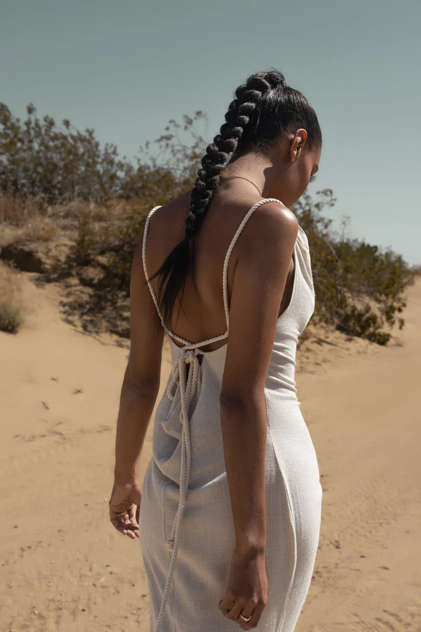 JLUXLABEL Natural Adventure Awaits Linen Maxi Dress