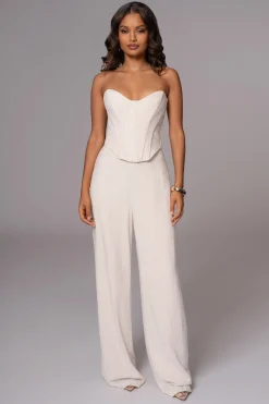 JLUXLABEL Natural Beyond The Sea Linen Corset