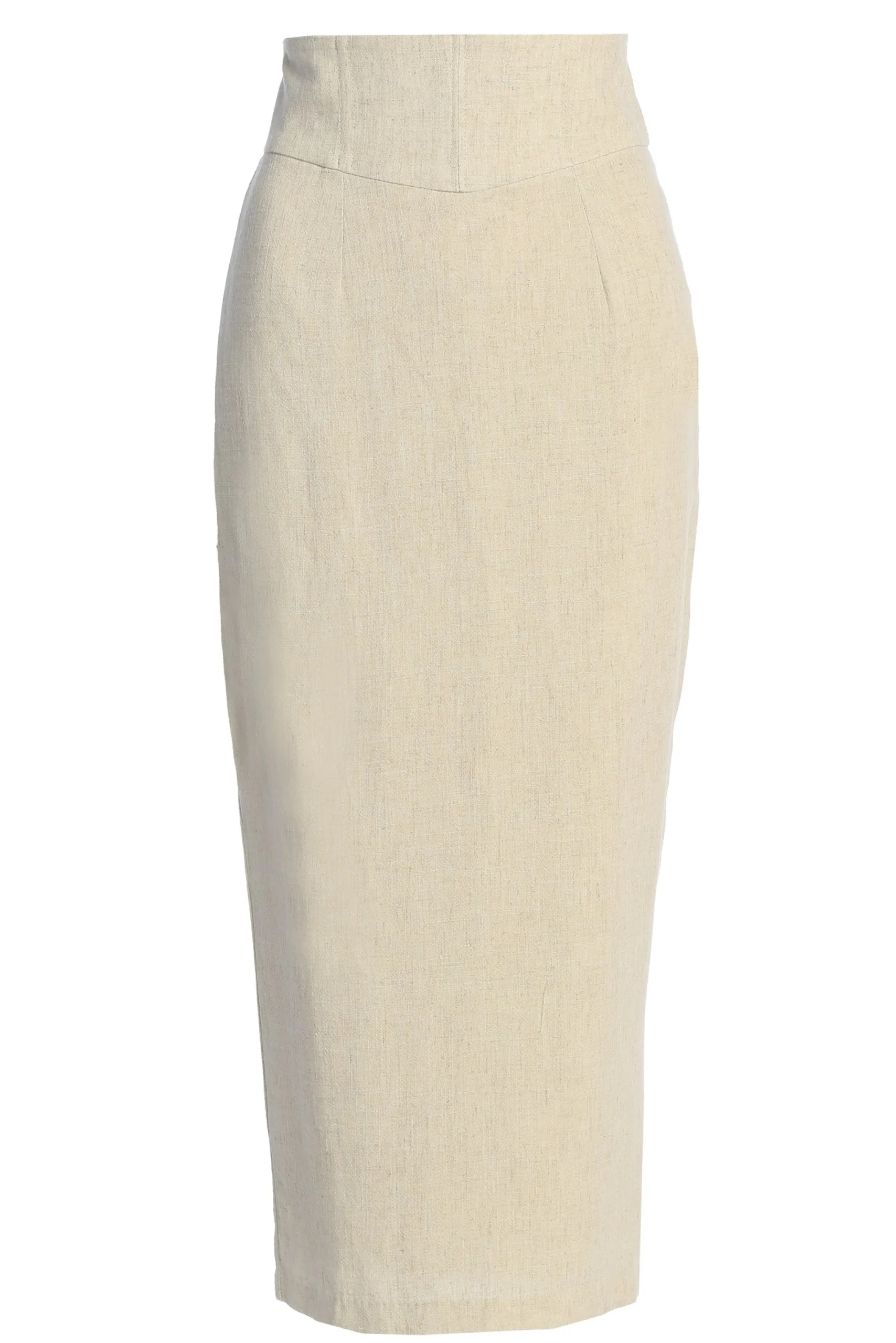 JLUXLABEL Natural Coastland Linen Skirt
