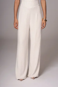 JLUXLABEL Natural Explorer Linen Pants