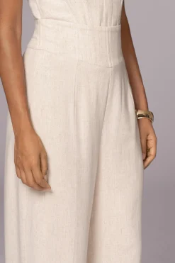 JLUXLABEL Natural Explorer Linen Pants