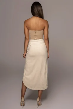 JLUXLABEL Natural Fenix Reversible Linen Corset