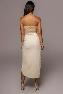 JLUXLABEL Natural Fenix Reversible Linen Corset