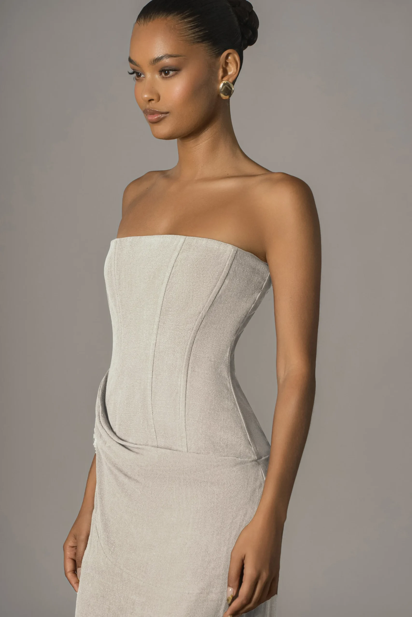 JLUXLABEL Natural Journey Linen Maxi Dress