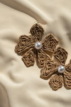 JLUXLABEL Natural Lexa Flower Earrings