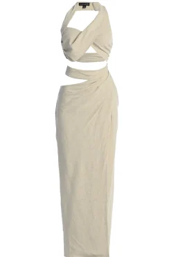 JLUXLABEL Natural New Age Two Piece Skirt Set