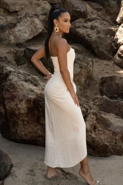 JLUXLABEL Natural SAYLOR LINEN SARONG