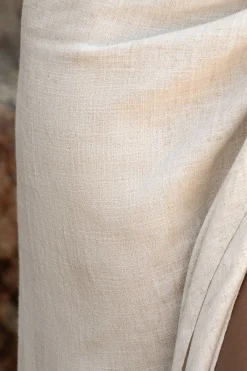 JLUXLABEL Natural SAYLOR LINEN SARONG