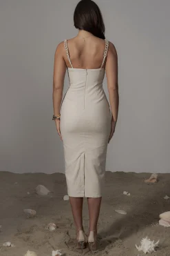 JLUXLABEL Natural Secret Hideout Linen Dress