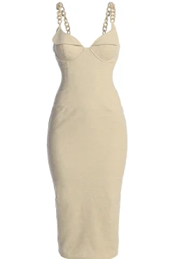JLUXLABEL Natural Secret Hideout Linen Dress