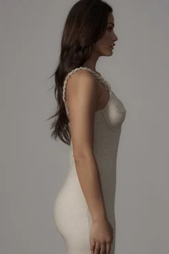 JLUXLABEL Natural Secret Hideout Linen Dress