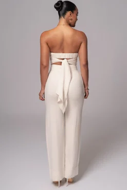 JLUXLABEL Natural Villa Views Linen Trousers