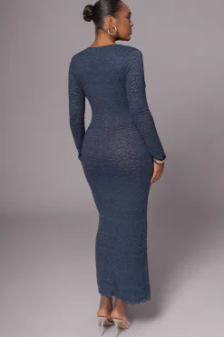 JLUXLABEL Navy Reunited Maxi Dress