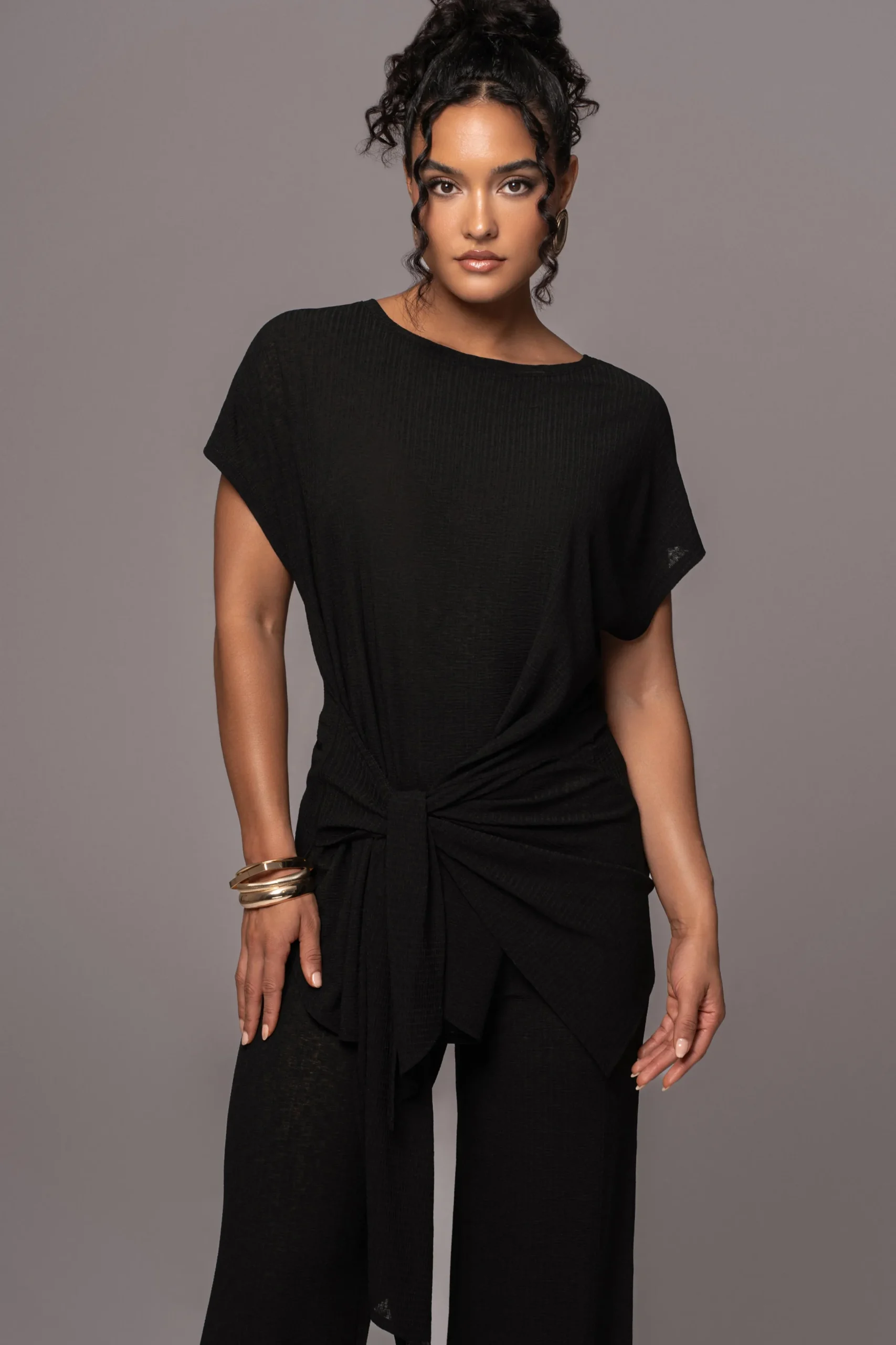 JLUXLABEL Noir Chase The Sun Two-Piece Set