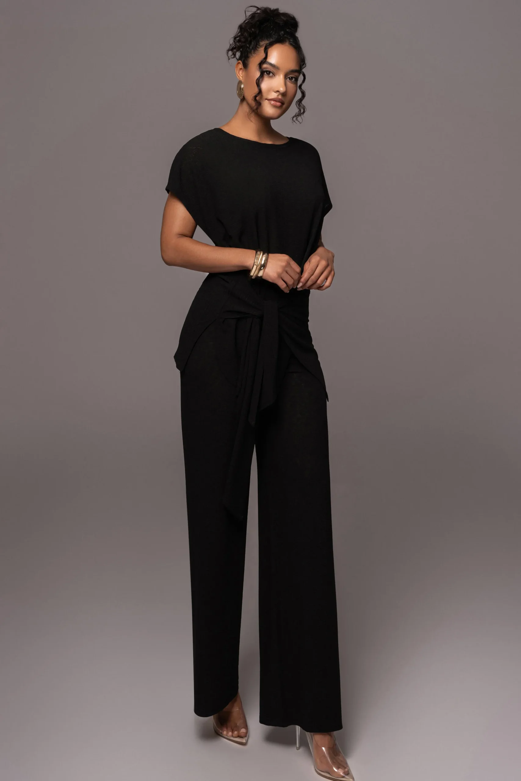 JLUXLABEL Noir Chase The Sun Two-Piece Set