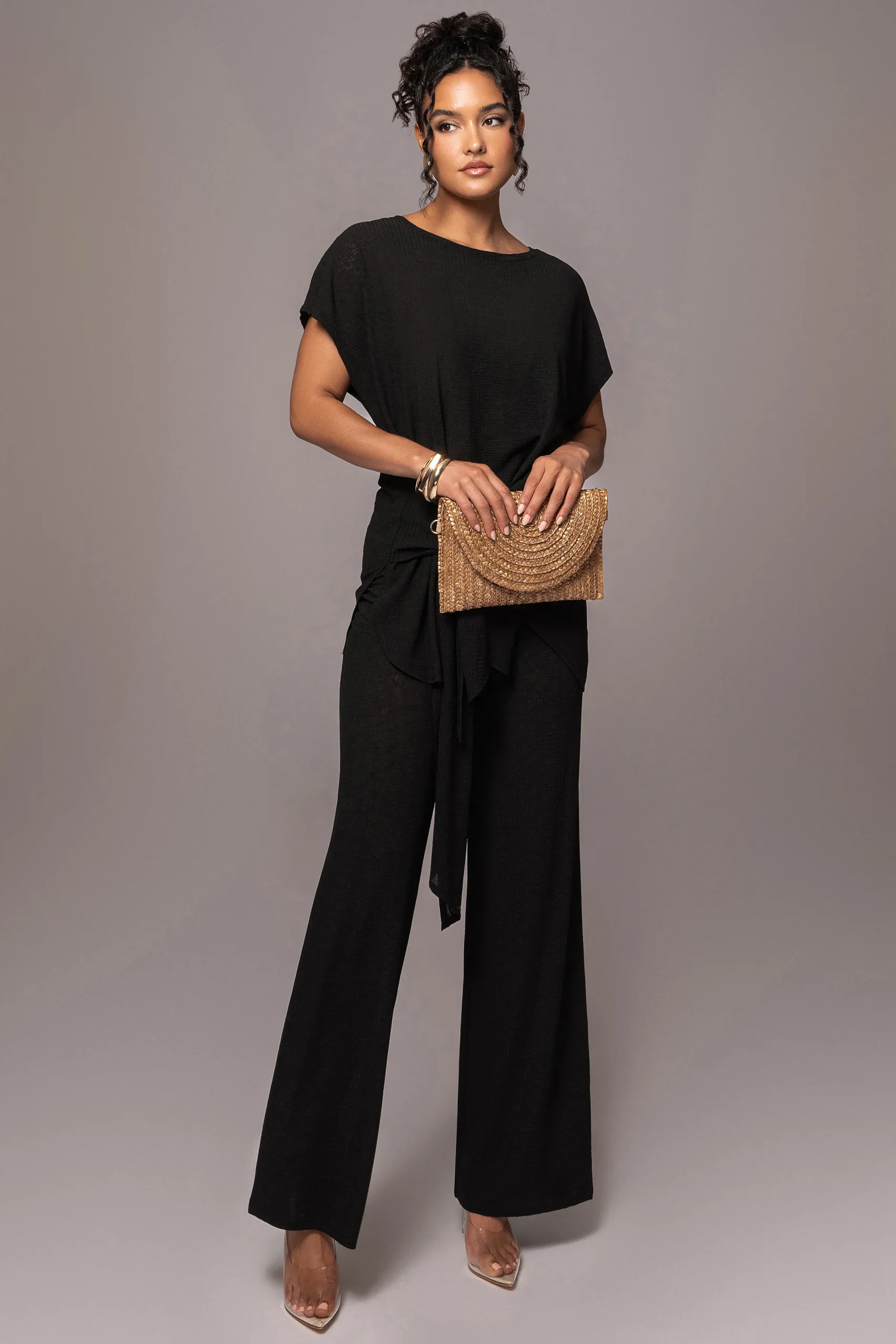 JLUXLABEL Noir Chase The Sun Two-Piece Set