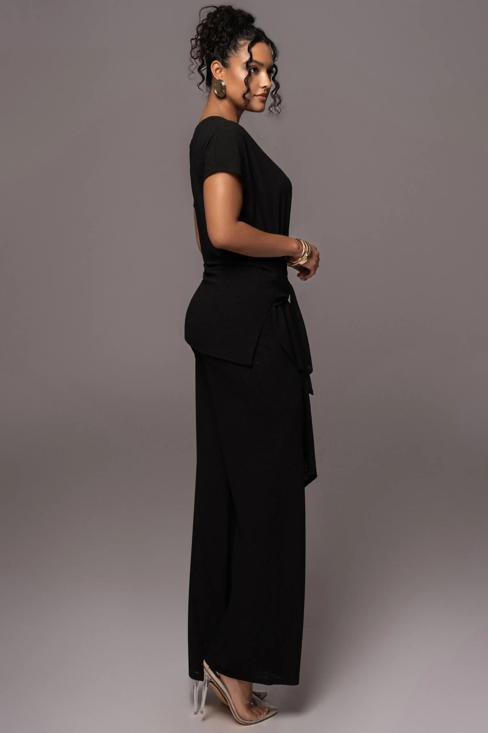 JLUXLABEL Noir Chase The Sun Two-Piece Set