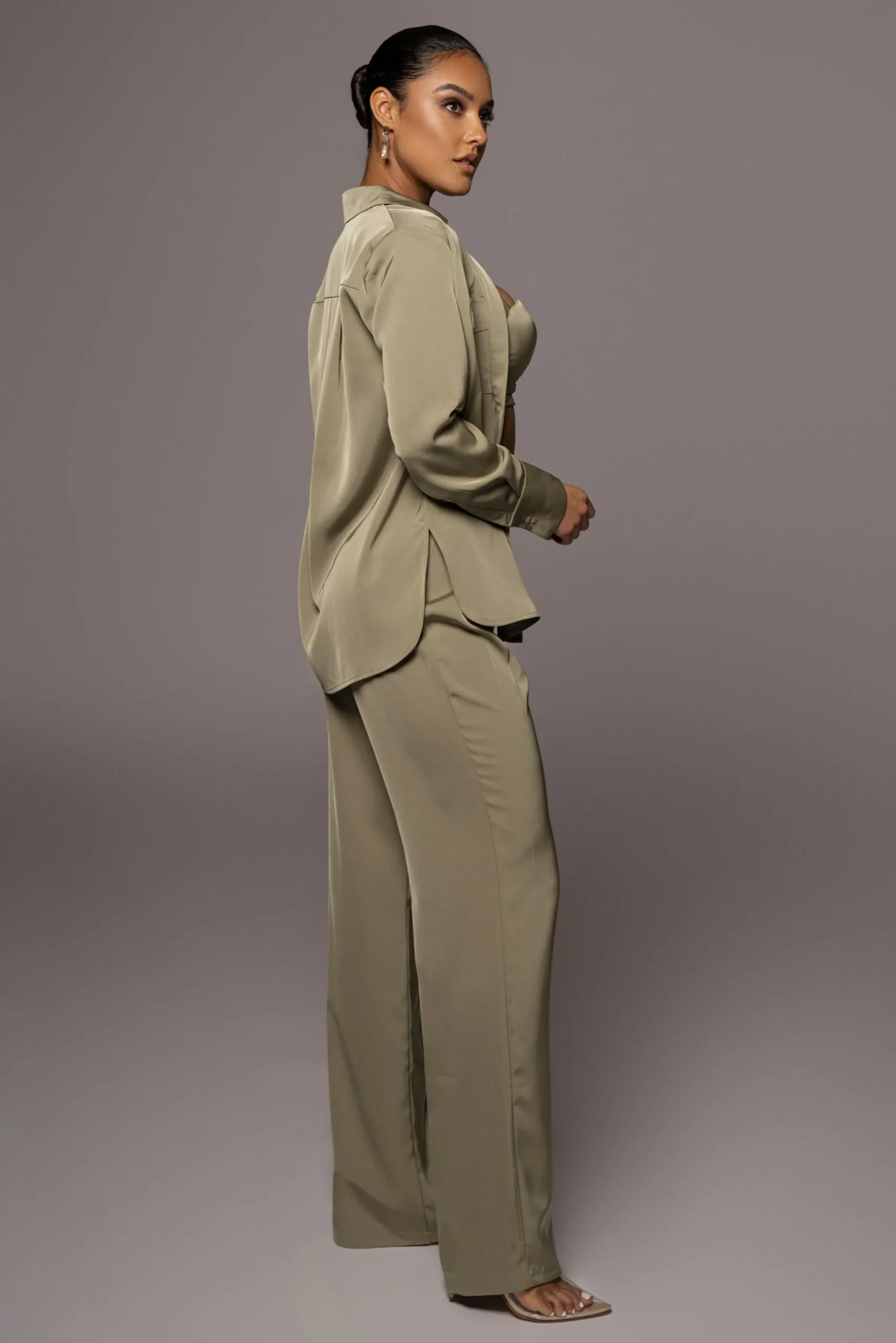 JLUXLABEL Olive Candice Trousers