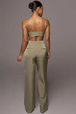 JLUXLABEL Olive Candice Trousers