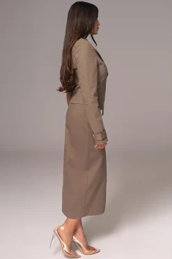 JLUXLABEL Olive City Life Cargo Skirt