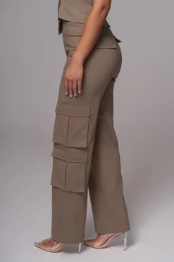 JLUXLABEL Olive Double Take Cargo Pants