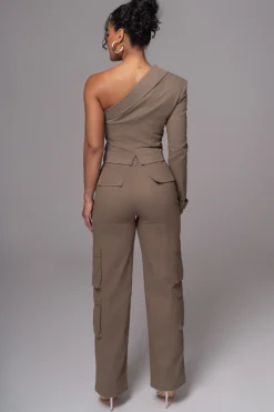 JLUXLABEL Olive Double Take Cargo Pants