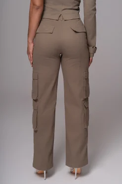 JLUXLABEL Olive Double Take Cargo Pants