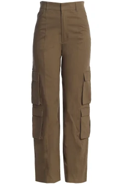 JLUXLABEL Olive Double Take Cargo Pants