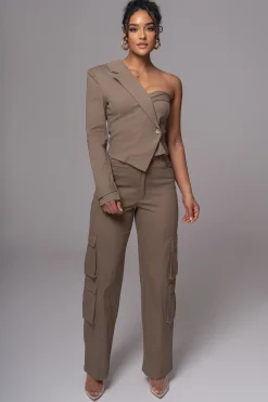 JLUXLABEL Olive Double Take Cargo Pants