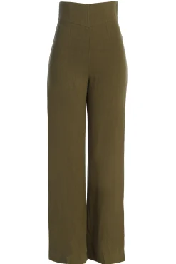 JLUXLABEL Olive Explorer Linen Pants