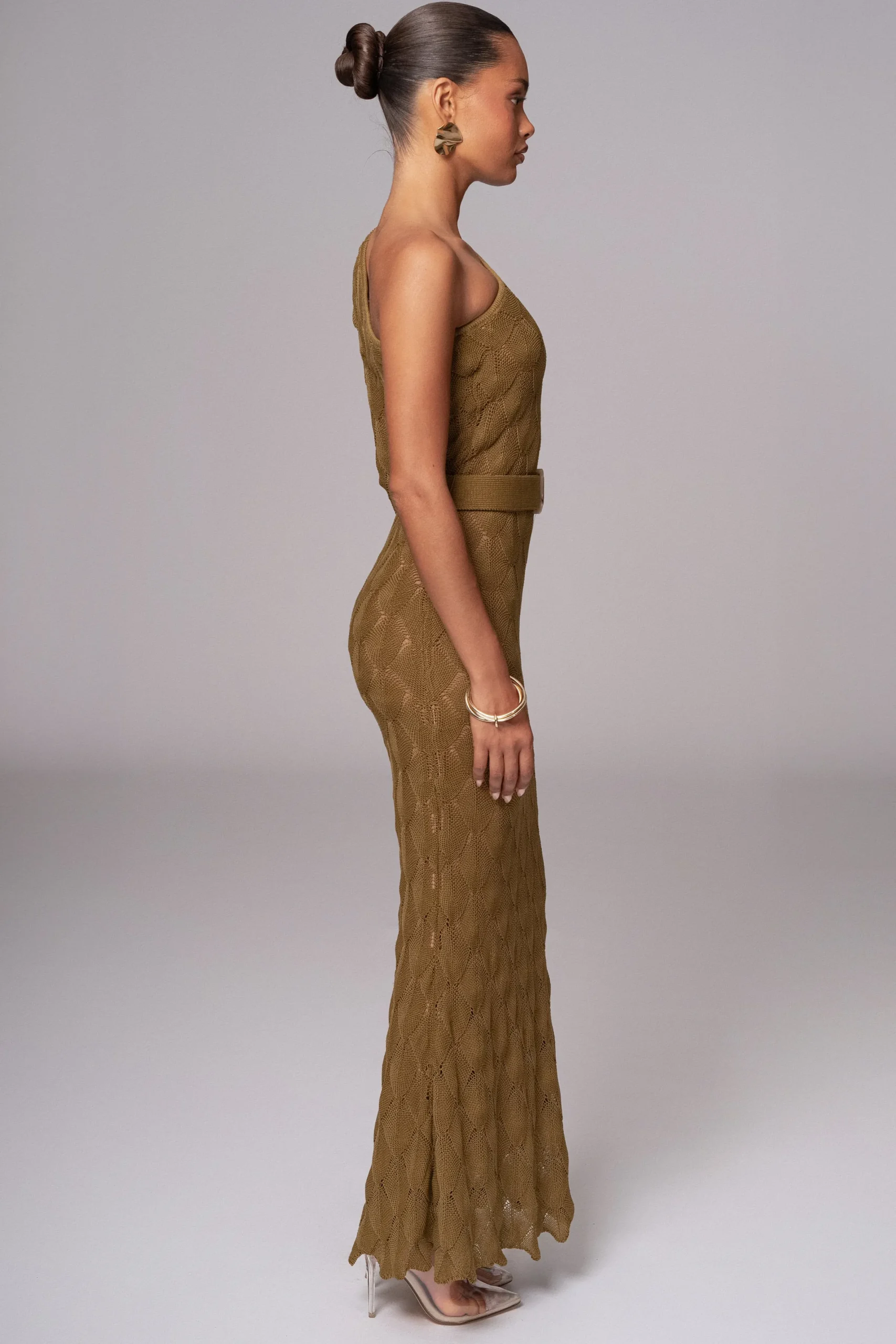 JLUXLABEL Olive La Costa One Shoulder Dress