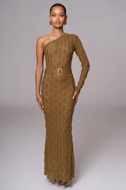 JLUXLABEL Olive La Costa One Shoulder Dress