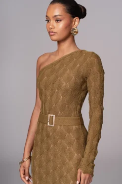 JLUXLABEL Olive La Costa One Shoulder Dress
