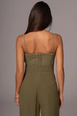 JLUXLABEL Olive Lila Bustier